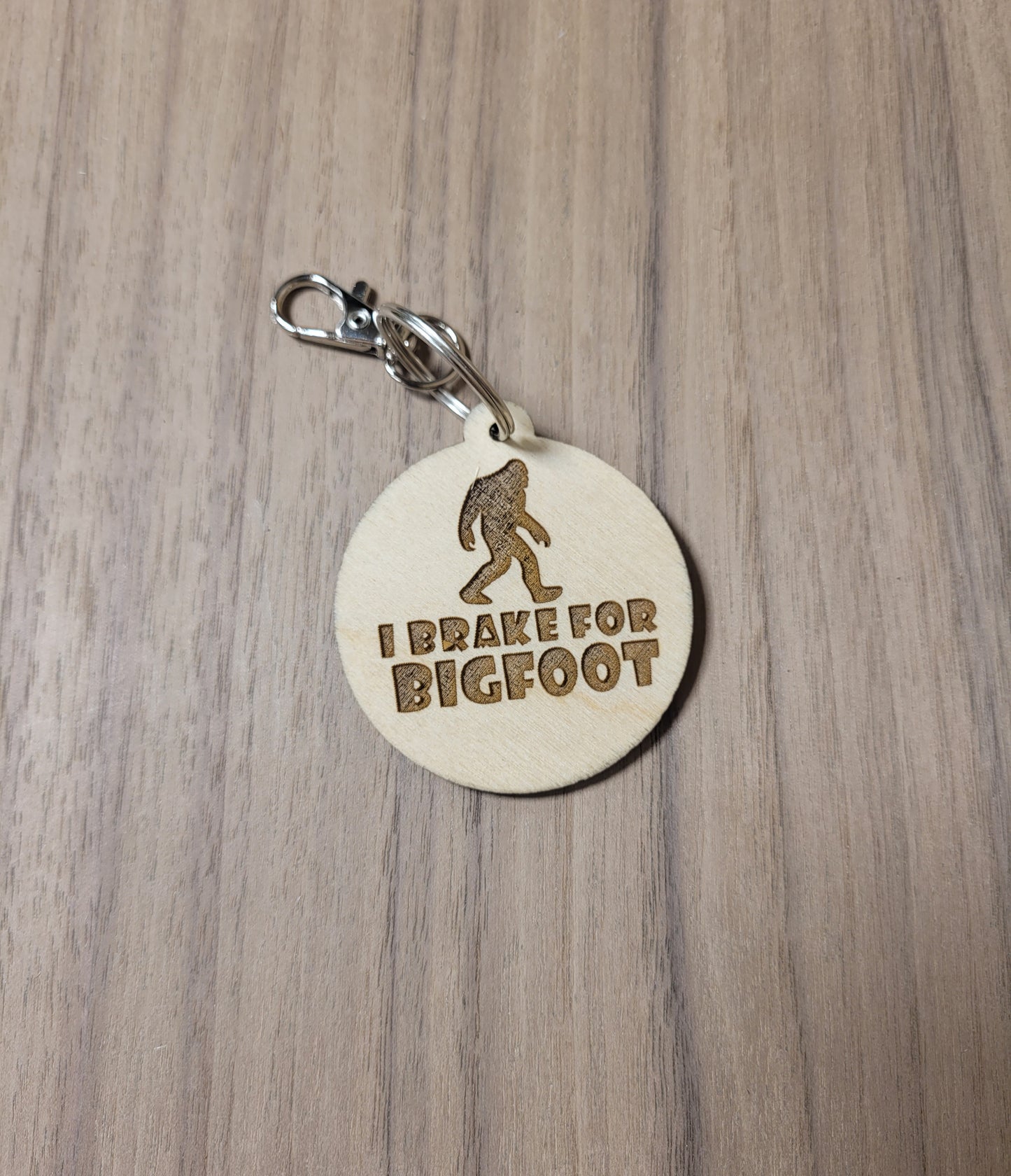 Keychain - Baltic Birch - Big Foot - Collection