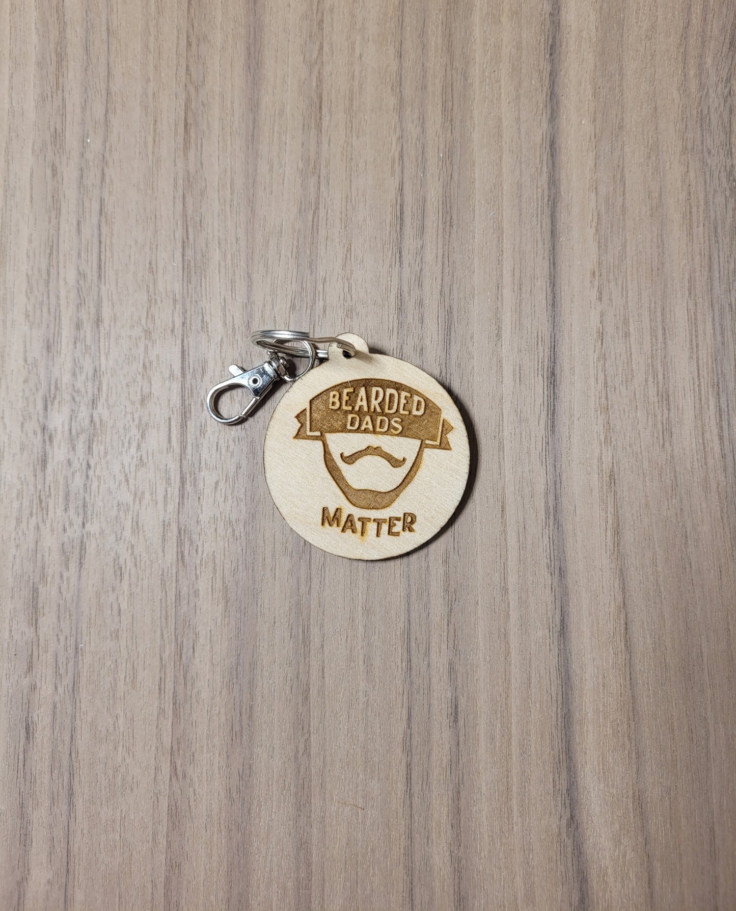 Keychain - Baltic Birch - Beard - Collection