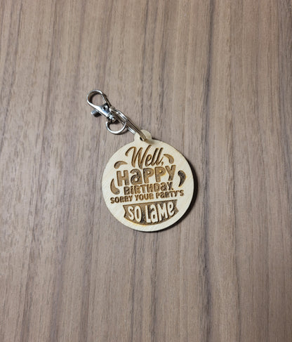 Keychain - Baltic Birch - Getting Old - Collection