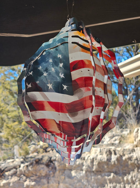 Wind Spinner - American Flag