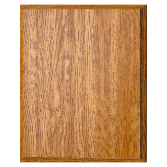 Oak Finish Plaque