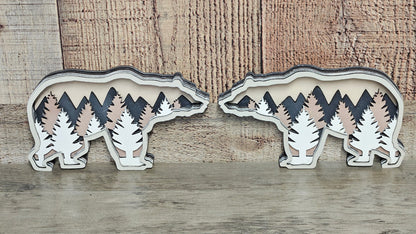 Paint-and-Build Set - Woodland Animals